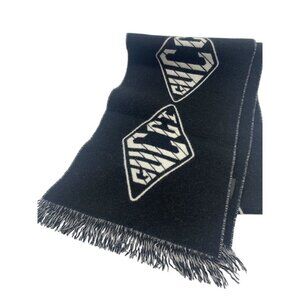 Gucci Scarf 29 X190 cm Diamond Logo Fringe Scarf Wool 1404